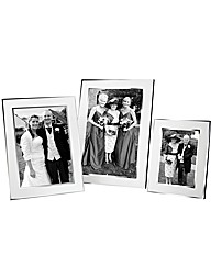 Set of Three Silver Plated Frames