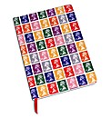 A5 Hardback Multicoloured Stamp Notebook