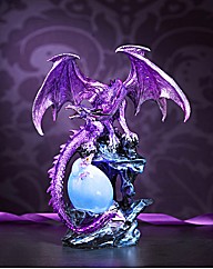 Large Fantasy Dragon with Hatching Egg