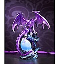 Large Fantasy Dragon with Hatching Egg