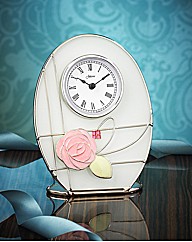 Mackintosh Style Glass & Wire Clock