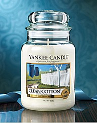 Yankee Candle Clean Cotton Large Jar