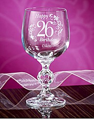 Personalised Birthday Wine Glass
