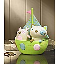 Silver Cross Owl & Pussycat Money Box
