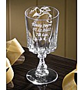Personalised Christening Glass