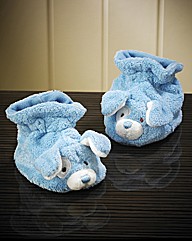 Personalised Gund Blue Doggy Booties