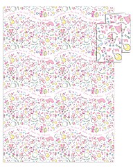 Personalised Pink New Baby Gift Wrap