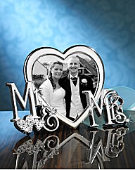 Mr & Mrs Silver Plated Frame