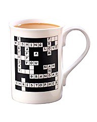 Personalised Crossword Mug
