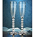 Personalised Silver Plated Flutes