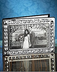 Silver Plated Wedding Guest Message Book
