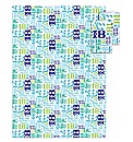 Personalised Blue 18th Birthday Wrap