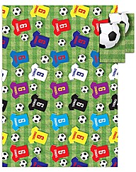 Personalised Football Birthday Wrap