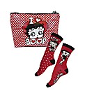 Betty Boop Make-up Bag & Socks Set