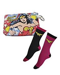 Wonder Woman Purse & Socks Set