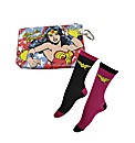 Wonder Woman Purse & Socks Set