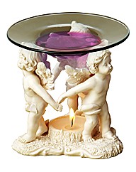 Cherub Figurine Oil Burner