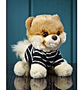 Gund Bitty Boo Dog In Strippy Top