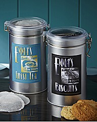 Personalised Tea & Biscuit Tin Set
