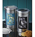 Personalised Tea & Biscuit Tin Set