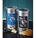 Personalised Coffee & Biscuit Tin Set