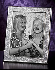 Silver Plated Glitter Frame