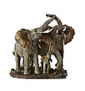 Elephant Family Figurine