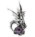 Silver Coloured Crystal Dragon