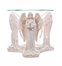 White Praying Angel Figurine Oil Burner