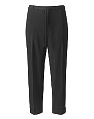 Belted Ankle Grazer Trousers Length 25in