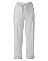 Belted Ankle Grazer Trousers Length 25in