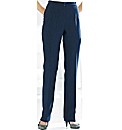 Straight Leg Pull On Trousers 27in