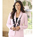 H&O Tailored Jacket With Print Scarf