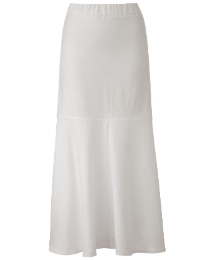 Linen Mix Maxi Skirt Length 35in
