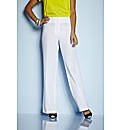 Pack of 2 Wide Leg Trousers Length 30in