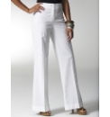 Wide Leg Linen Trousers Length 27in