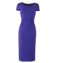 Petite Ruched Ponte Dress