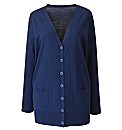 Button-Through Boyfriend Cardigan