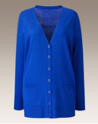 Button-Through Boyfriend Cardigan
