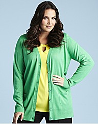 Button-Through Boyfriend Cardigan