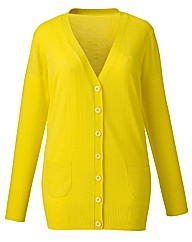 Button-Through Boyfriend Cardigan