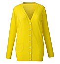 Button-Through Boyfriend Cardigan