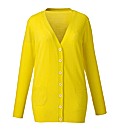 Button-Through Boyfriend Cardigan