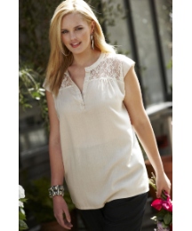 Lace Yolk Blouse