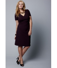 Magi-Sculpt Ruched Panel Dress