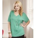 Batwing Jersey Top and Necklace