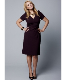 Petite Magi-Sculpt Ruched Panel Dress