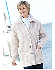Sherpa Fleece Shirt Jacket