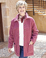 Sherpa Fleece Shirt Jacket