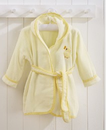 Toddler Lemon Bath Robes - Age 3-4 Years